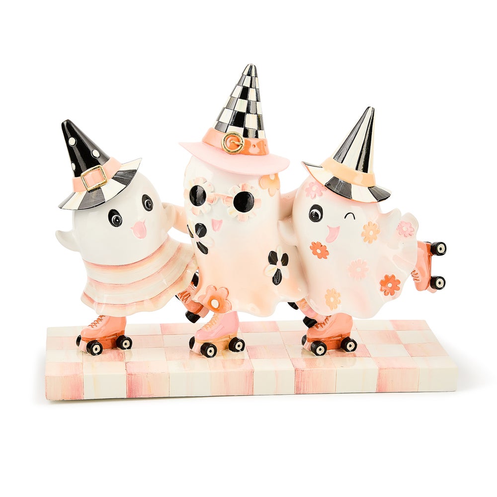 Hocus Pocus Ghost Trio Figurine mackenzie-childs Panama imagen 1 Hocus Pocus Ghost Trio Figurine mackenzie-childs Panama imagen 1
