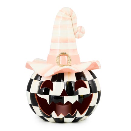 Rosy Happy Jack Illuminated Pumpkin