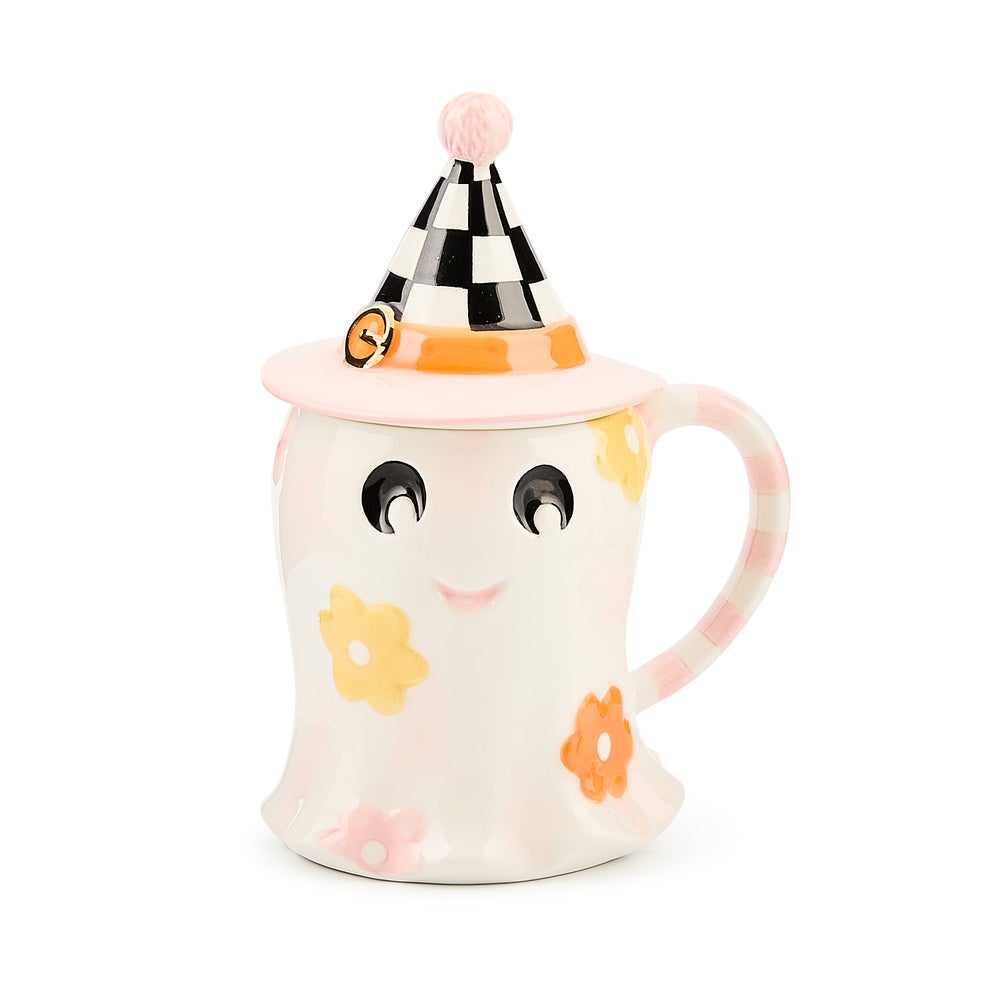 Hocus Pocus Ceramic Lidded Mug mackenzie-childs Panama imagen 1