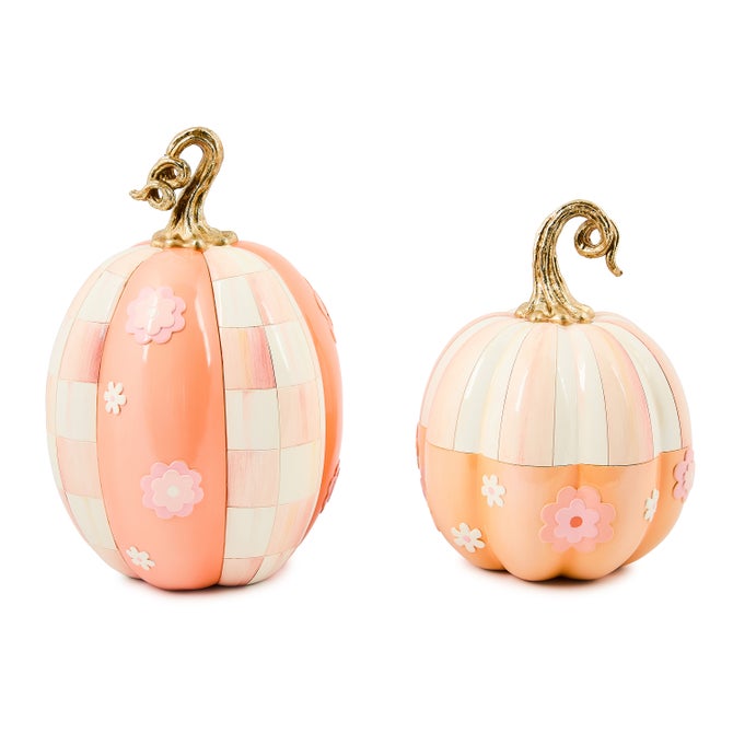 Rosy Stripe Flower Power Pumpkin image number 3