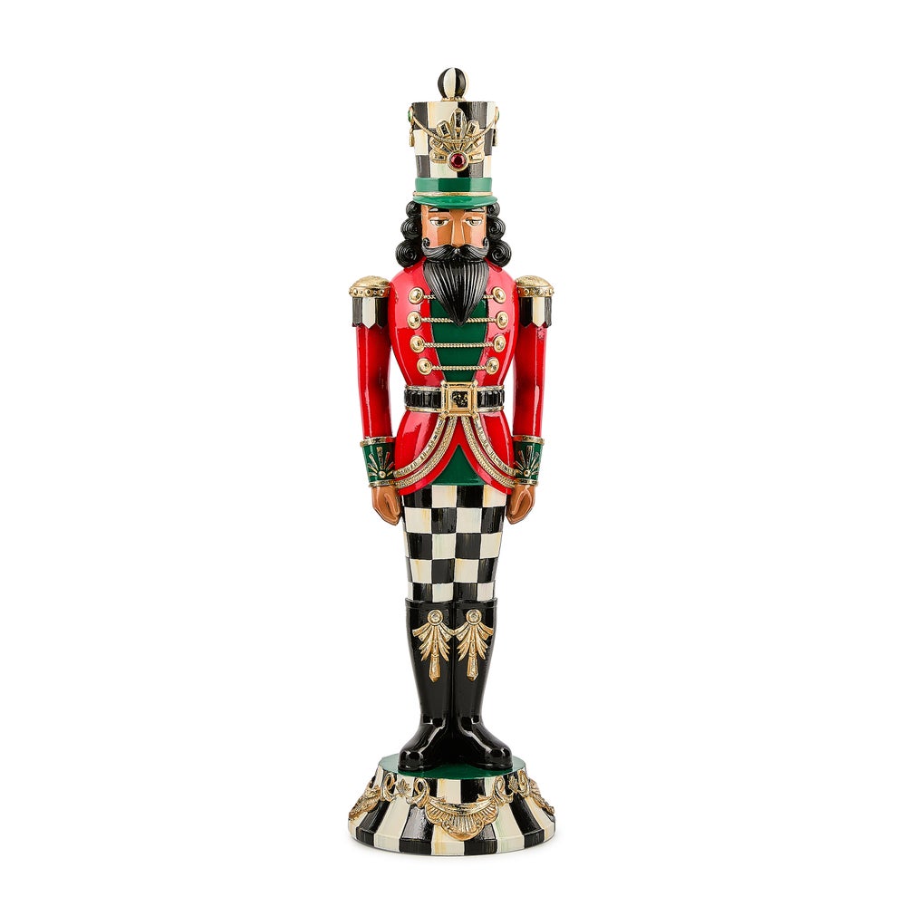 Courtly Classic Resin Black Nutcracker mackenzie-childs Panama imagen 1