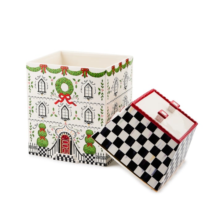 Holly Village Cookie Jar image number 3