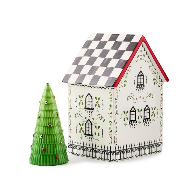Holly Village Illuminated Ceramic House image number 2