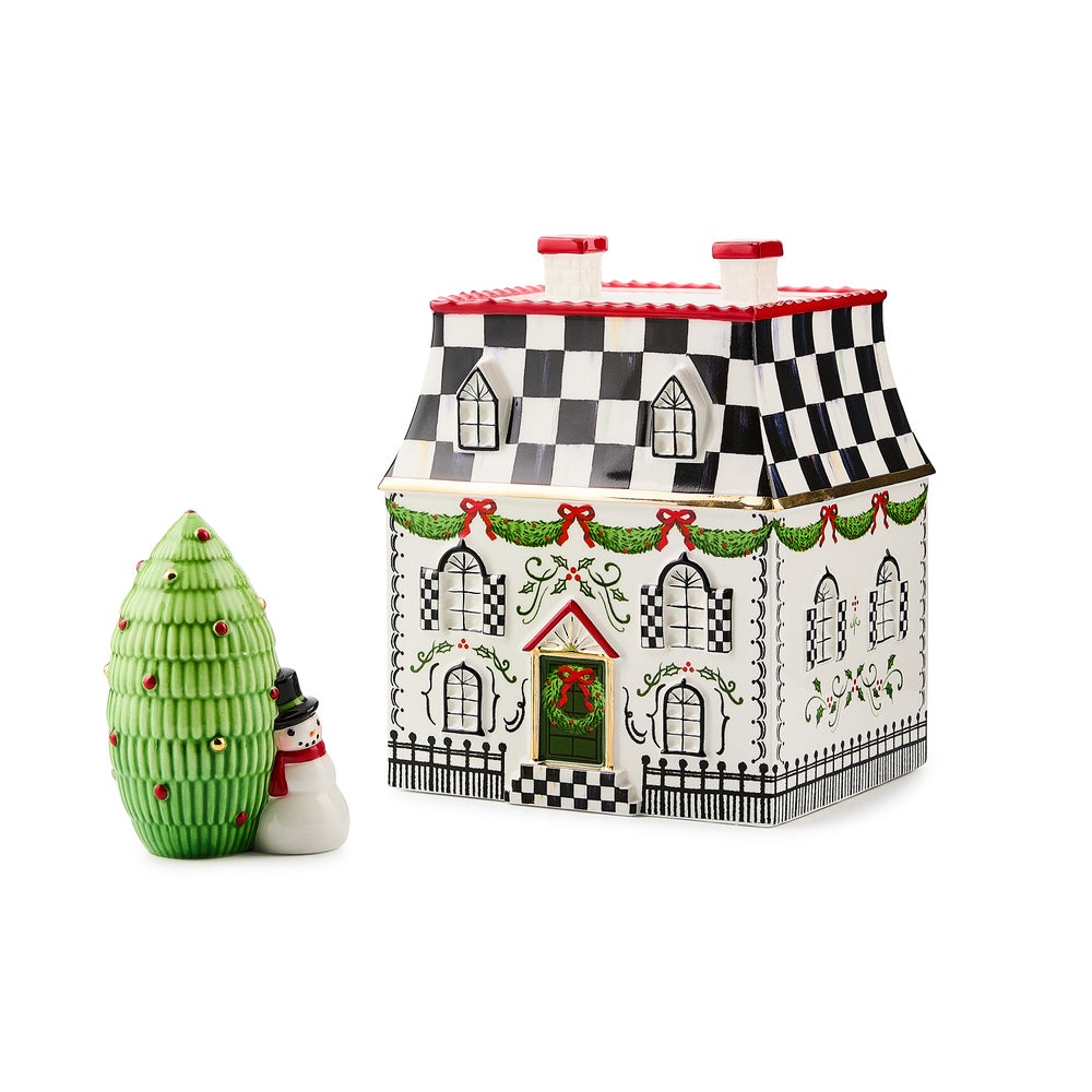 Holly Village Illuminated Ceramic Villa mackenzie-childs Panama imagen 1