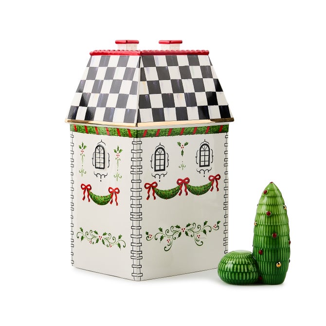Holly Village Illuminated Ceramic Cottage image number 3