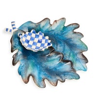 Royal Autumn Leaf Ceramic Serving Set, Set of 2