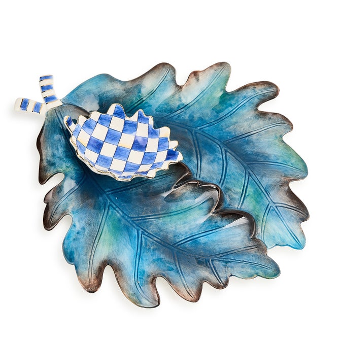 Royal Autumn Leaf Ceramic Serving Set, Set of 2 image number 2