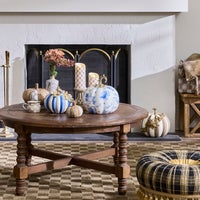 Royal Autumn Toile Pumpkin