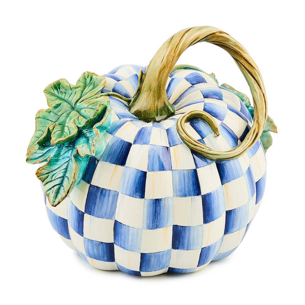 Royal Check Twisted Stem Pumpkin mackenzie-childs Panama imagen 1
