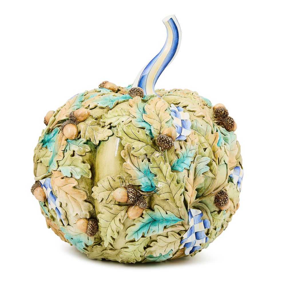 Royal Autumn Large Acorn Pumpkin mackenzie-childs Panama imagen 1 Royal Autumn Large Acorn Pumpkin mackenzie-childs Panama imagen 1