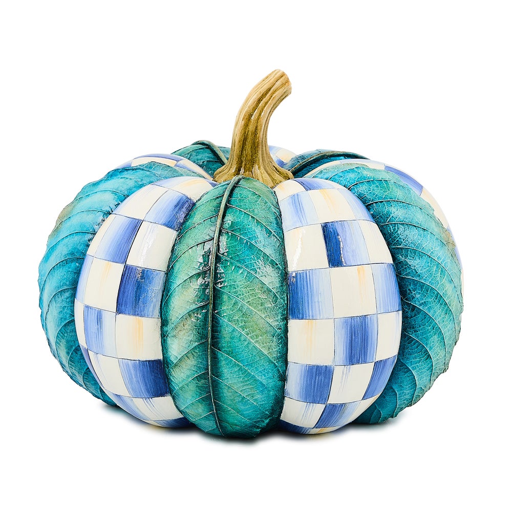 Royal Autumn Medium Leaf Pumpkin mackenzie-childs Panama imagen 1 Royal Autumn Medium Leaf Pumpkin mackenzie-childs Panama imagen 1