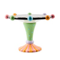 Trick or Treat Ceramic Pedestal Platter