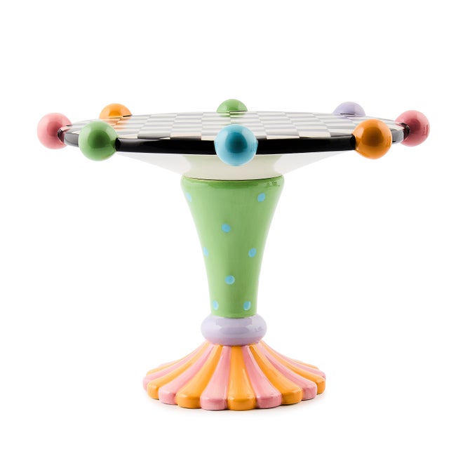 Trick or Treat Ceramic Pedestal Platter image number 2