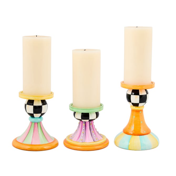 Trick or Treat Pillar Candle Holders, Set of 3 image number 2