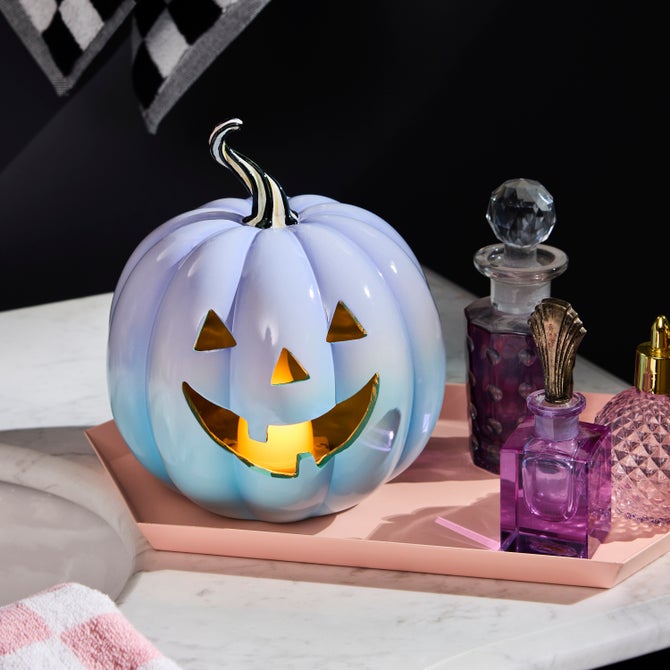 Trick or Treat Illuminated Jack O' Lanterns, Set of 3 image number 3