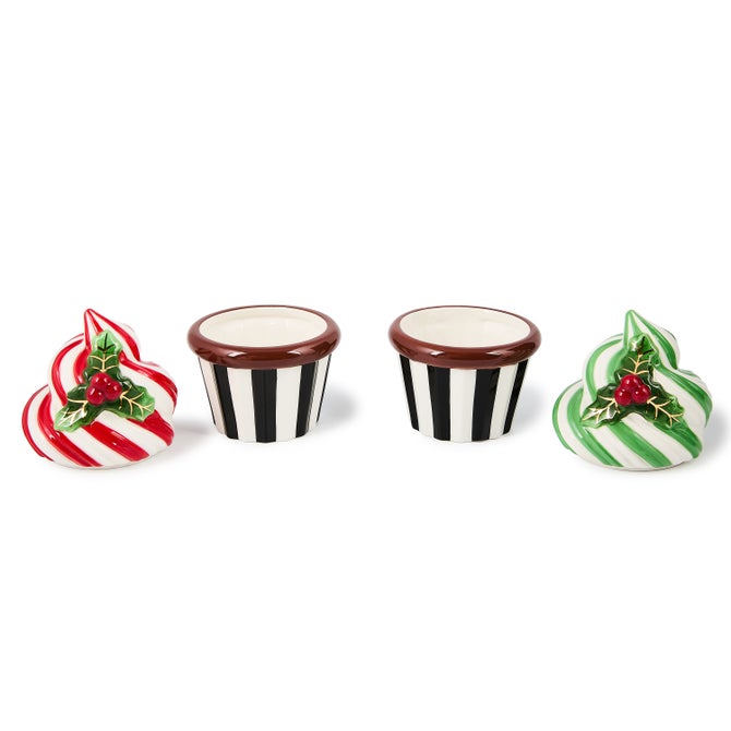 Check It Out Ceramic Cupcake Boxes, Set of 2 image number 2