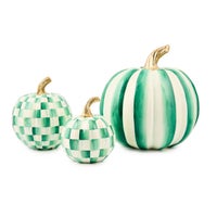 Emerald Stripe Medium Pumpkin
