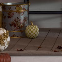 Moss Check Mini Pumpkin