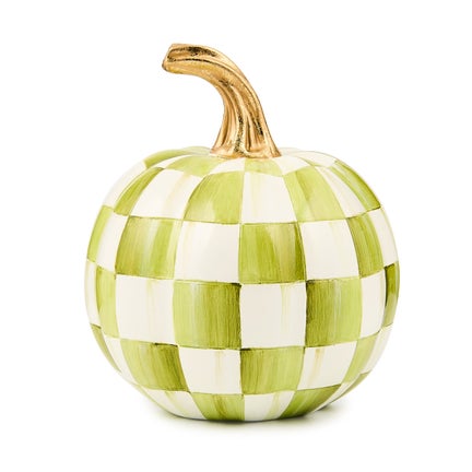 Moss Check Mini Pumpkin