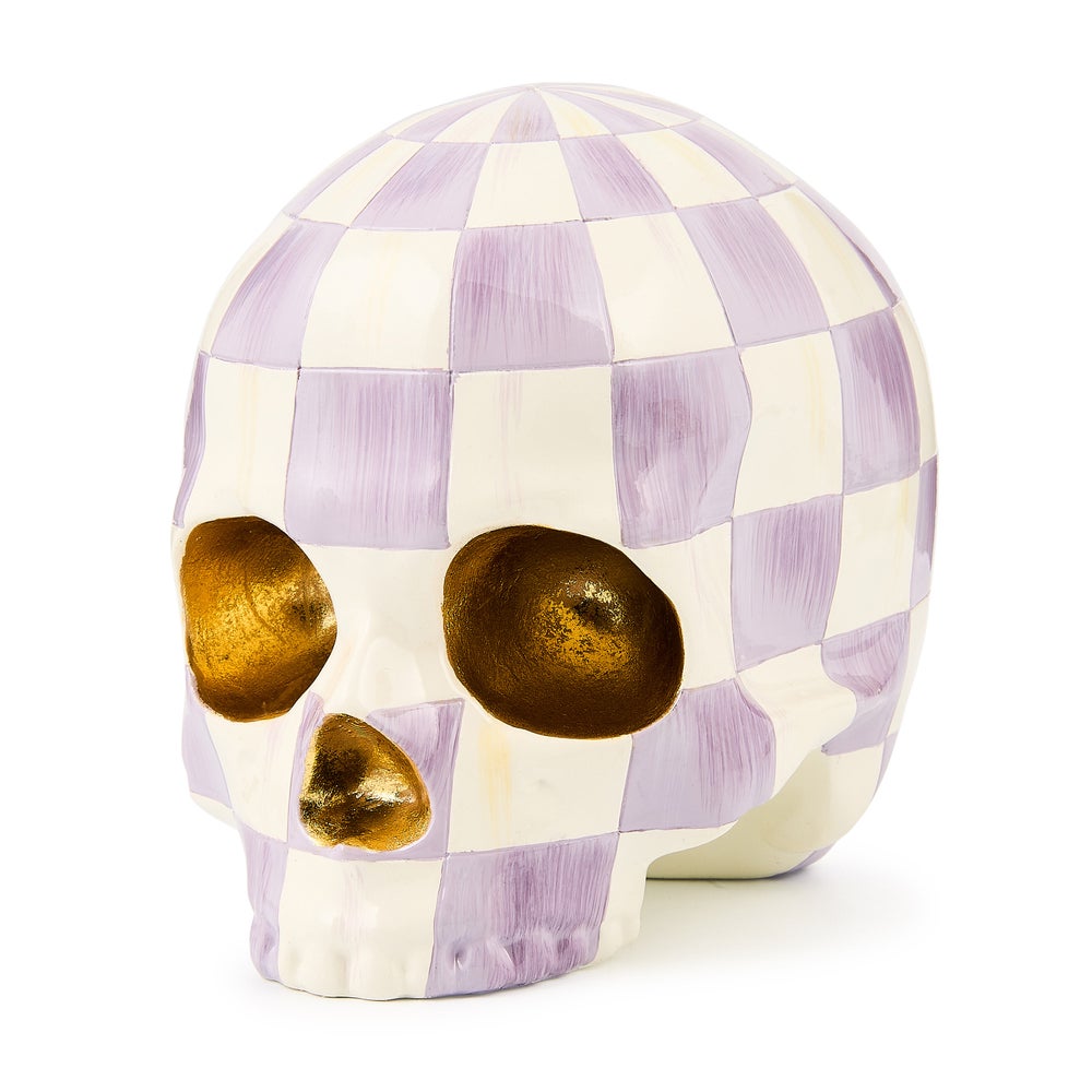 Violet Check Skull mackenzie-childs Panama imagen 1