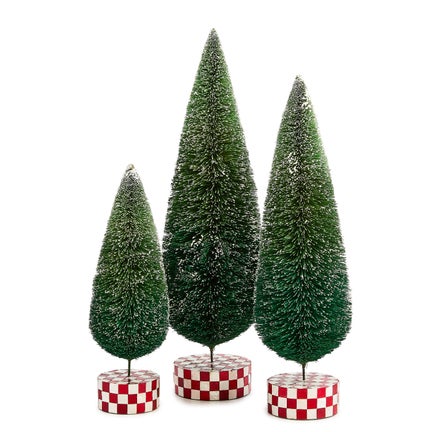 Check It Out Bottle Brush Trees, Set of 3