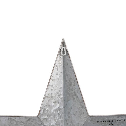 Courtly Check Galvanized Barn Star Wall Decor