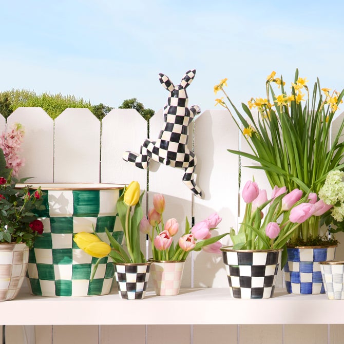 Courtly Check Bunny Fence Climber image number 1