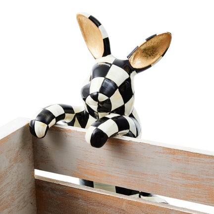 Courtly Check Bunny Fence Climber