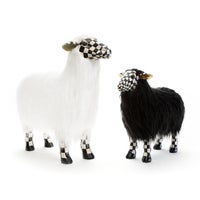 Courtly Check White Sheep - Large