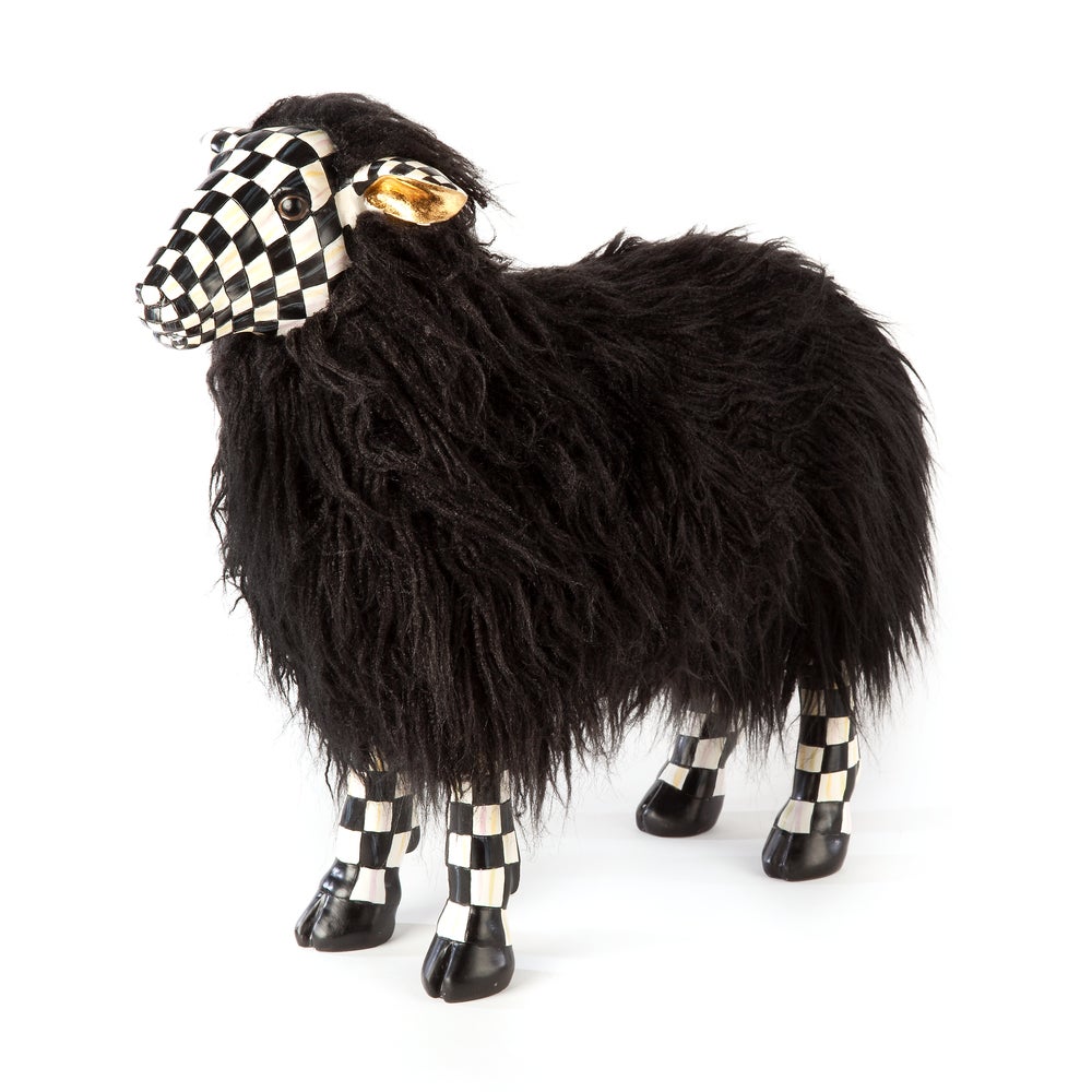 Courtly Check Black Sheep - Small mackenzie-childs Panama imagen 1