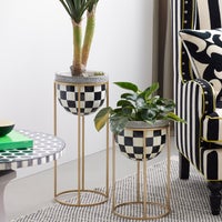 Courtly Check Tall Plant Stand