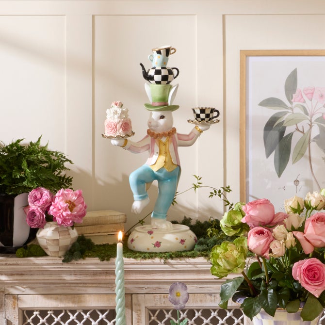 Rose Rabbit Centerpiece image number 3