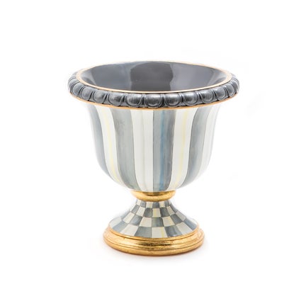 Sterling Stripe Tabletop Urn