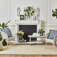 Royal Check Flicker 6" Pillar Candle