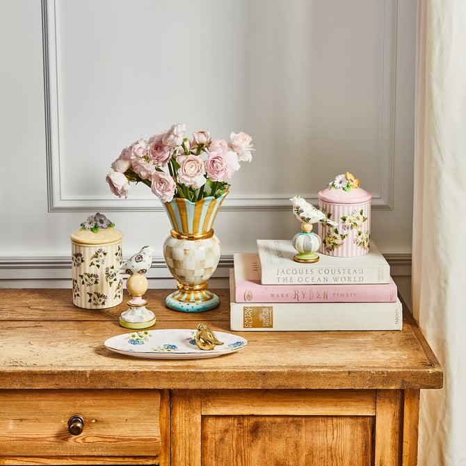 Wildflowers Bird Topiaries - Set of 2 image number 1
