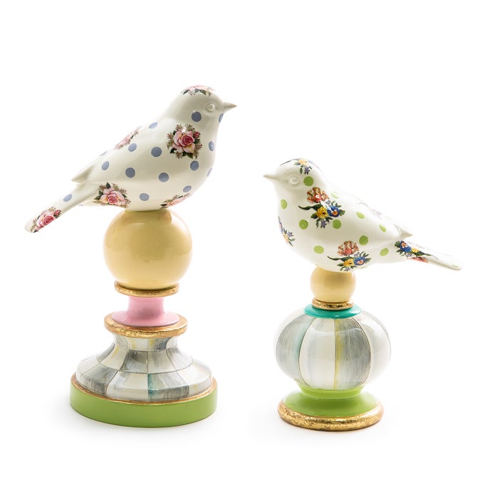Wildflowers Bird Topiaries - Set of 2 image number 0
