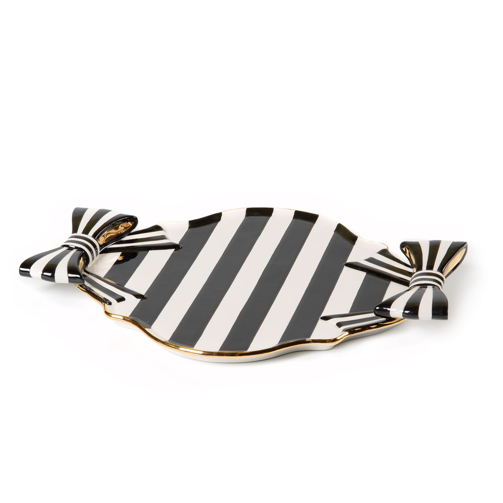 Courtly Bow Tray mackenzie-childs Panama imagen 1