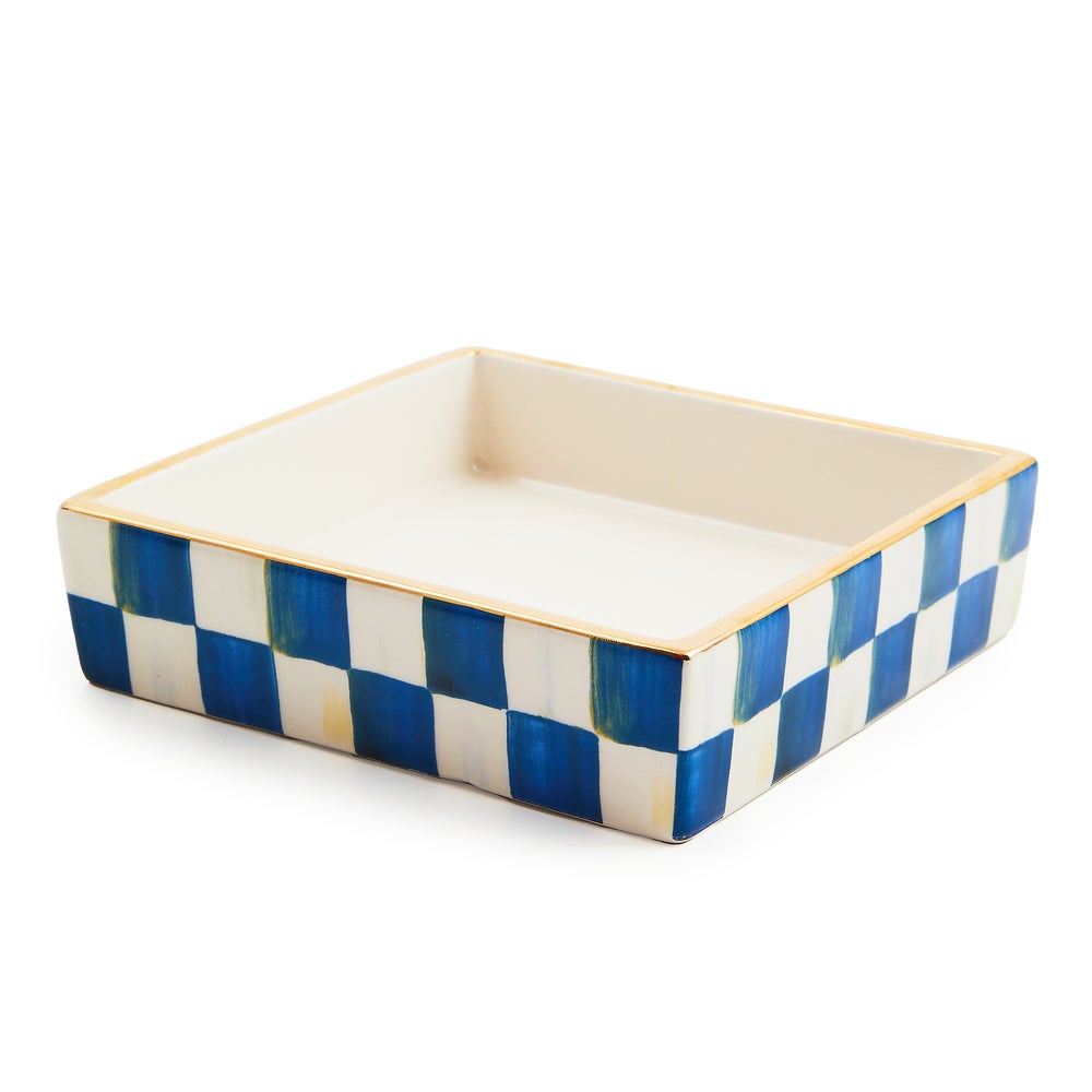 Cocktail Napkin Holder - Royal Check mackenzie-childs Panama imagen 1