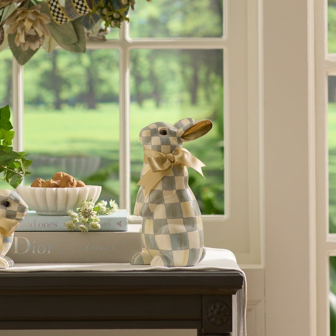 Sterling Check Standing Bunny image number 1