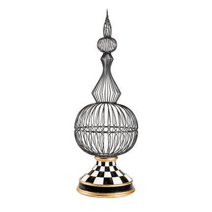 Courtly Check Small Wire Topiary
