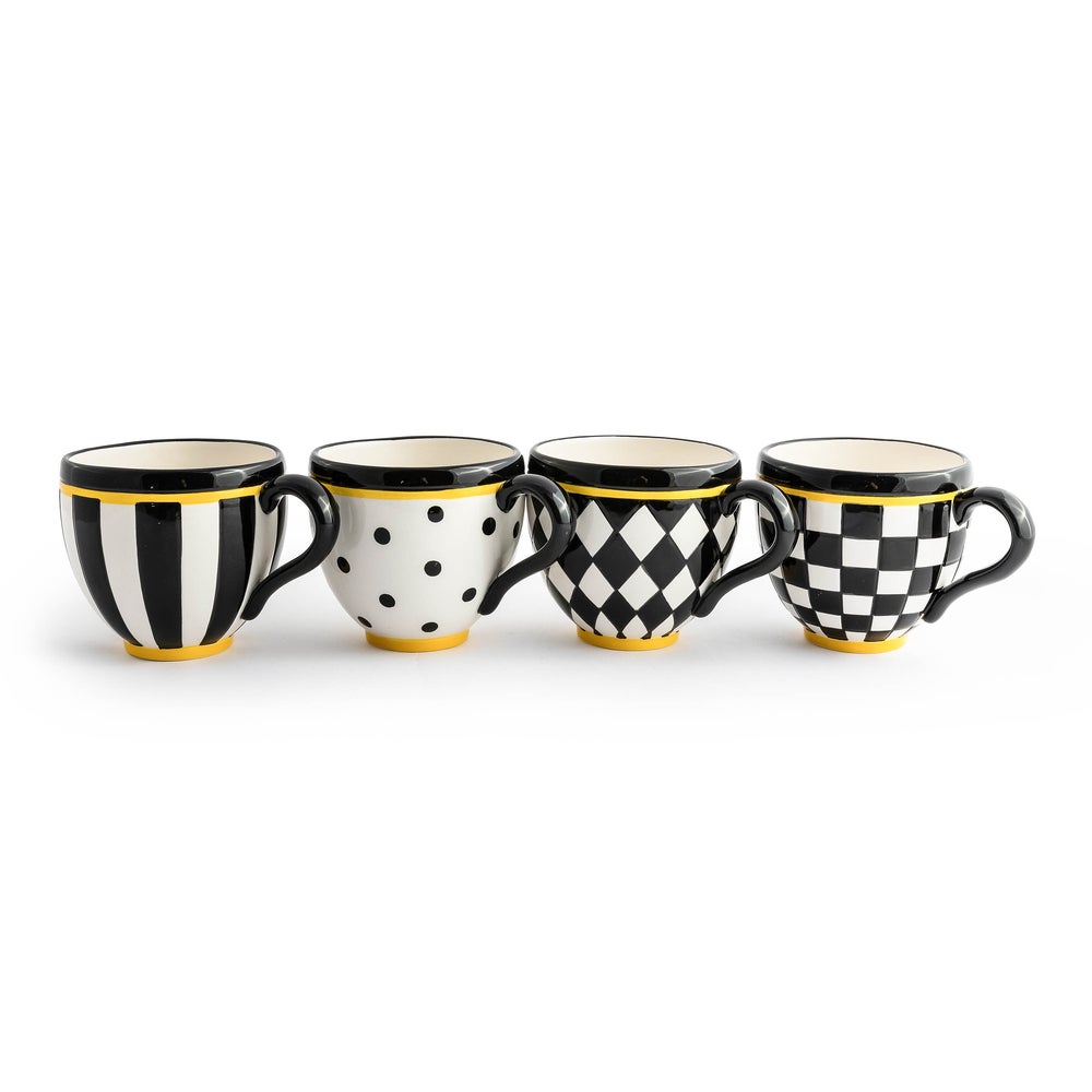 Courtly Mugs, Set of 4 mackenzie-childs Panama imagen 1