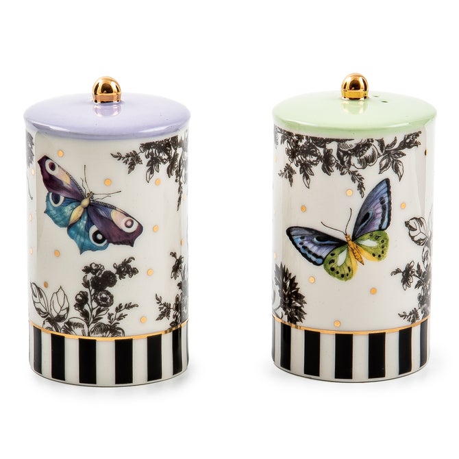 Butterfly Toile Salt & Pepper Set image number 0