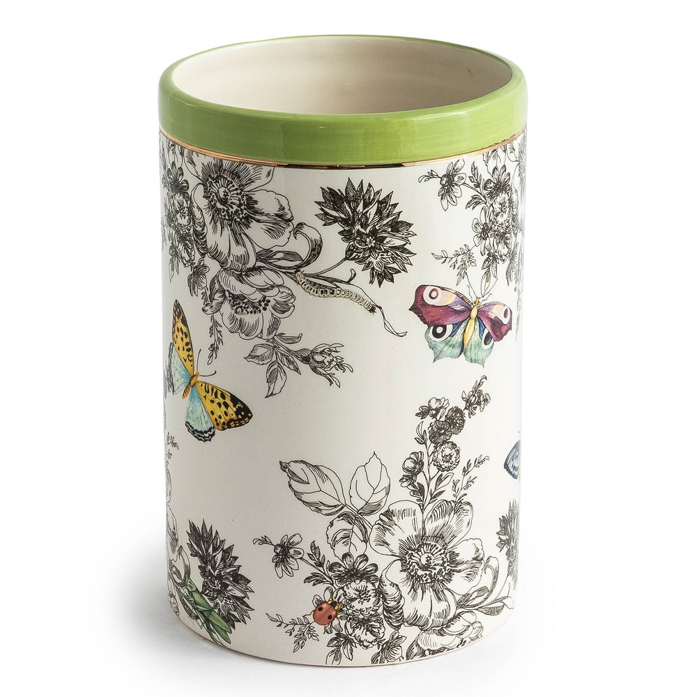 Butterfly Toile Vase mackenzie-childs Panama imagen 1