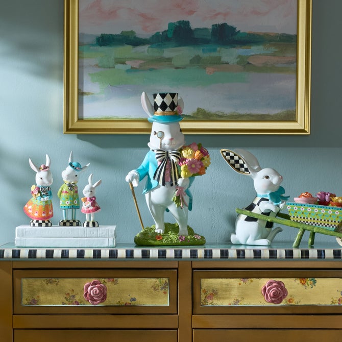 Calico Bunny Figurine image number 3