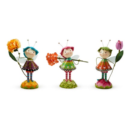 Calico Spring Fairies, Set of 3