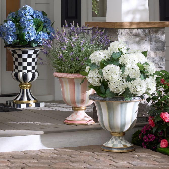 White Hydrangea Urn Filler image number 1