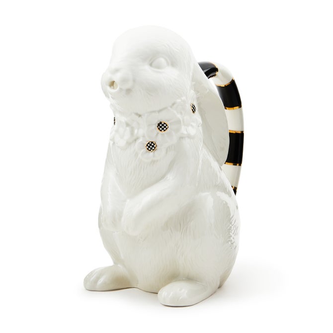 White Rabbit Ceramic Pitcher image number 1