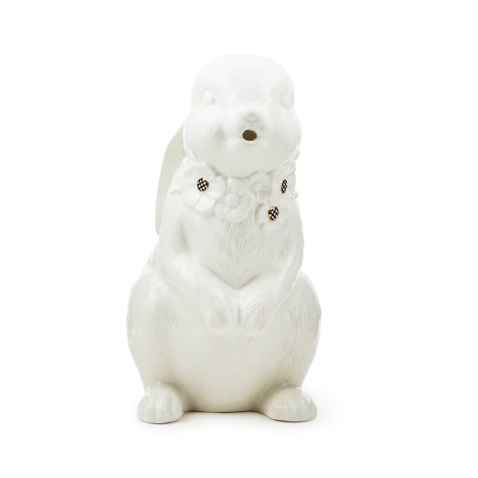 White Rabbit Ceramic Pitcher image number 2