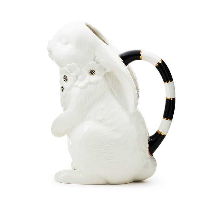 White Rabbit Ceramic Pitcher image number 0