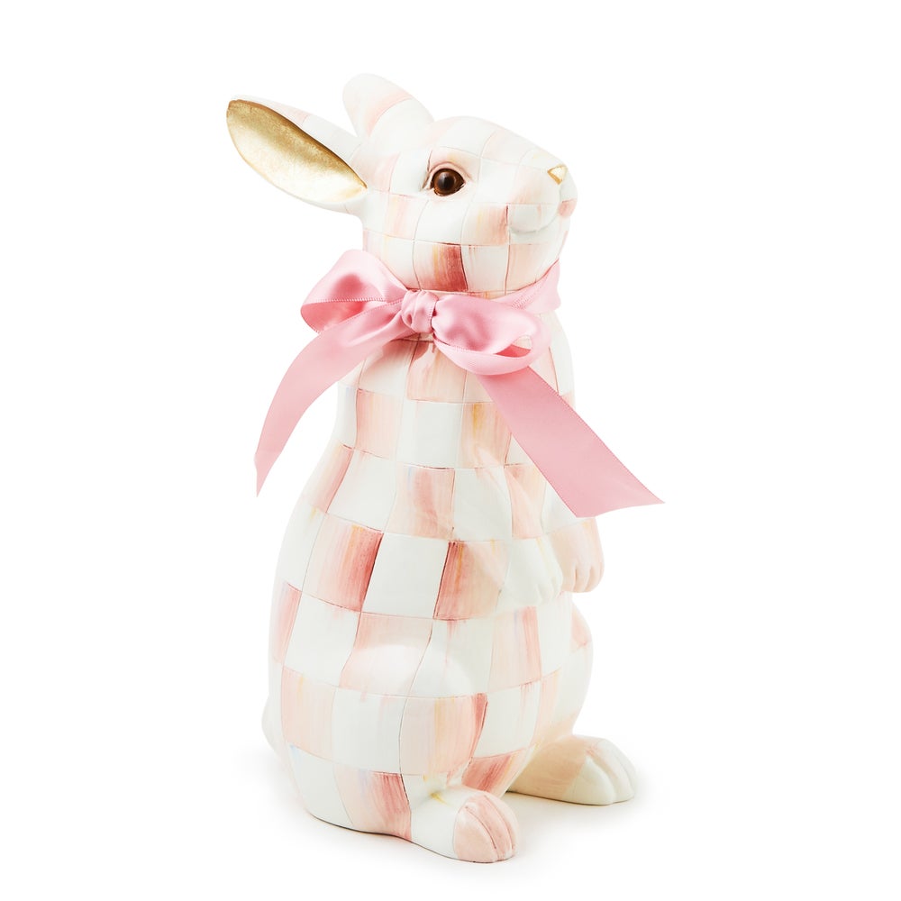 Rosy Check Standing Bunny mackenzie-childs Panama imagen 1 Rosy Check Standing Bunny mackenzie-childs Panama imagen 1